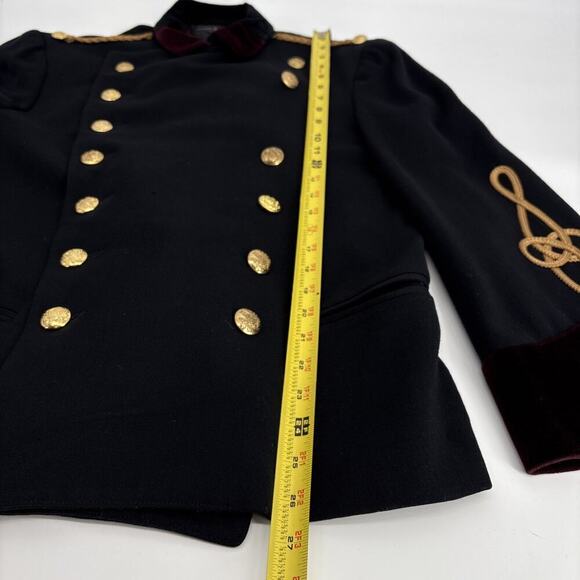 Ralph Lauren Collection Vintage Wool Military Army Officer Jacket Blazer 80s 90s - Picture 8 of 16